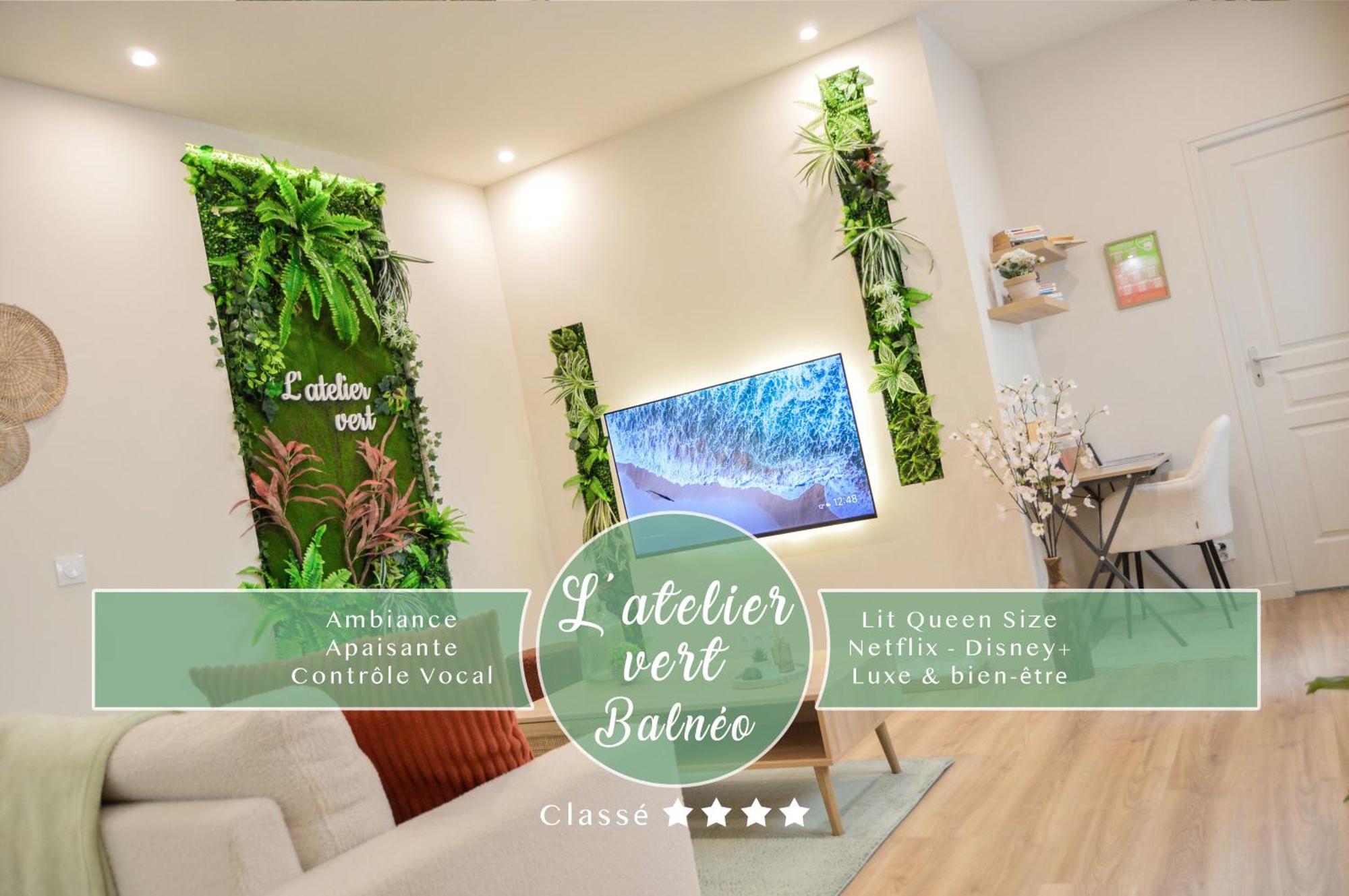 L'Atelier Vert - Balneo - Luxe - Proche Hypercentre - Classe 4 Etoiles Troyes Eksteriør billede
